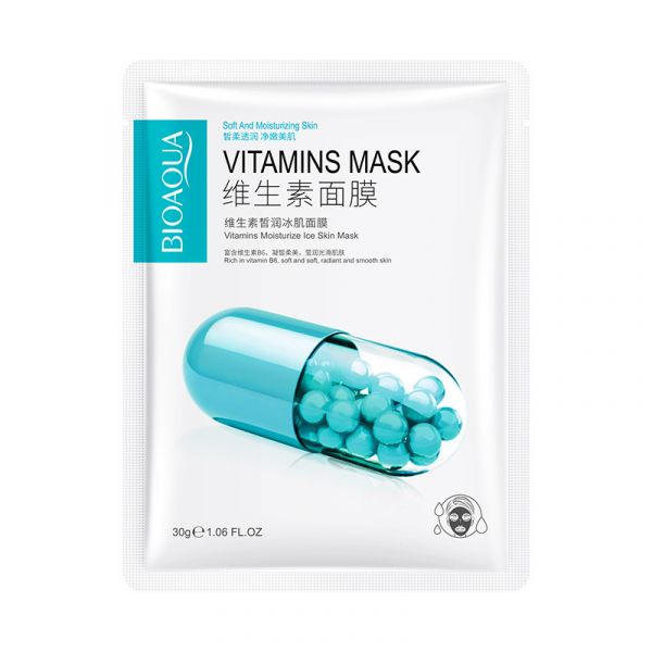 Multivitamin mask with guava extract and vitamin B6-recovery “BIOAQUA” (67413)